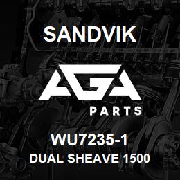 WU7235-1 Sandvik DUAL SHEAVE 1500 | AGA Parts