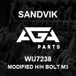 WU7238 Sandvik MODIFIED H/H BOLT M36 | AGA Parts