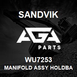 WU7253 Sandvik MANIFOLD ASSY HOLDBACK 1000 | AGA Parts