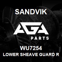 WU7254 Sandvik LOWER SHEAVE GUARD RIGHT | AGA Parts