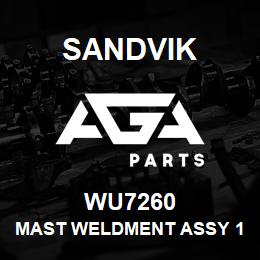 WU7260 Sandvik MAST WELDMENT ASSY 1000 MK6 | AGA Parts