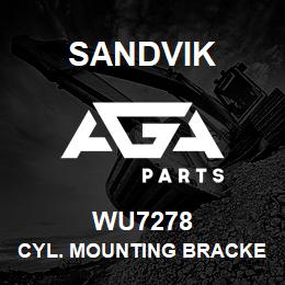 WU7278 Sandvik CYL. MOUNTING BRACKET L.H. REV | AGA Parts