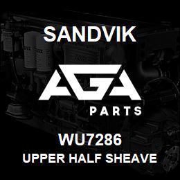 WU7286 Sandvik UPPER HALF SHEAVE | AGA Parts