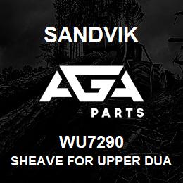 WU7290 Sandvik SHEAVE FOR UPPER DUAL ROPE 1500 | AGA Parts