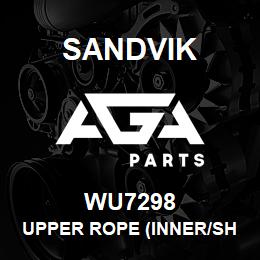 WU7298 Sandvik UPPER ROPE (INNER/SHORT) | AGA Parts