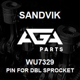 WU7329 Sandvik PIN FOR DBL SPROCKET DWG | AGA Parts