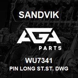 WU7341 Sandvik PIN LONG ST.ST. DWG | AGA Parts