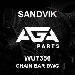 WU7356 Sandvik CHAIN BAR DWG | AGA Parts