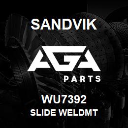 WU7392 Sandvik SLIDE WELDMT | AGA Parts