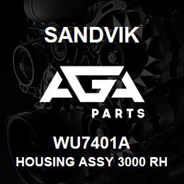 WU7401A Sandvik HOUSING ASSY 3000 RH | AGA Parts