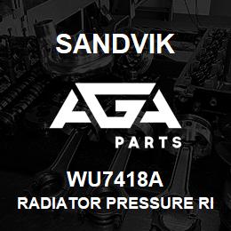 WU7418A Sandvik RADIATOR PRESSURE RING (1500) | AGA Parts