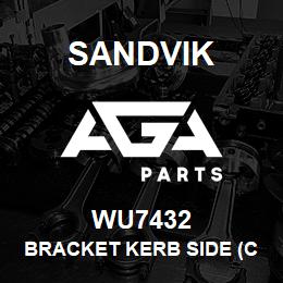 WU7432 Sandvik BRACKET KERB SIDE (CUM-2 FUNK) | AGA Parts