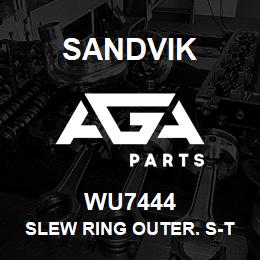 WU7444 Sandvik SLEW RING OUTER. S-T-B. | AGA Parts