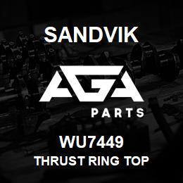 WU7449 Sandvik THRUST RING TOP | AGA Parts