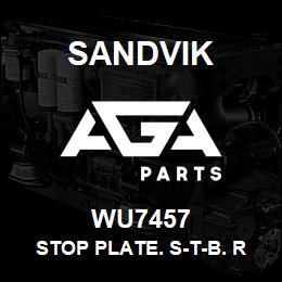 WU7457 Sandvik STOP PLATE. S-T-B. REV.5 | AGA Parts