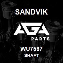 WU7587 Sandvik SHAFT | AGA Parts