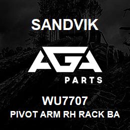 WU7707 Sandvik PIVOT ARM RH RACK BACK 1500MK3 | AGA Parts