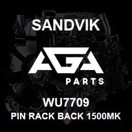 WU7709 Sandvik PIN RACK BACK 1500MK3 | AGA Parts