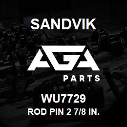 WU7729 Sandvik ROD PIN 2 7/8 IN. | AGA Parts