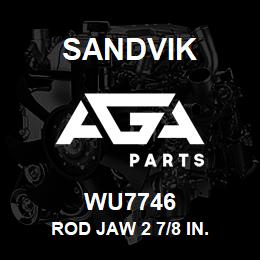 WU7746 Sandvik ROD JAW 2 7/8 IN. | AGA Parts