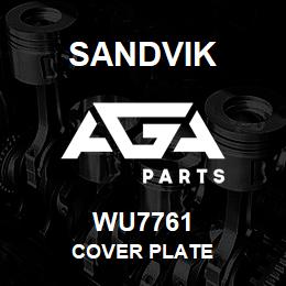 WU7761 Sandvik COVER PLATE | AGA Parts