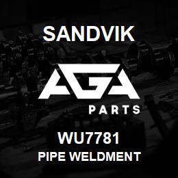 WU7781 Sandvik PIPE WELDMENT | AGA Parts