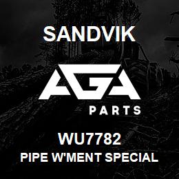 WU7782 Sandvik PIPE W'MENT SPECIAL AIR/WATER | AGA Parts