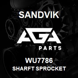 WU7786 Sandvik SHARFT SPROCKET | AGA Parts