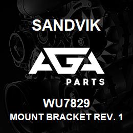 WU7829 Sandvik MOUNT BRACKET REV. 1 | AGA Parts