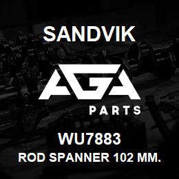 WU7883 Sandvik ROD SPANNER 102 MM. 4 1/2 IN. R.C | AGA Parts