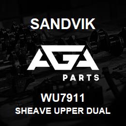 WU7911 Sandvik SHEAVE UPPER DUAL | AGA Parts