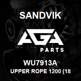 WU7913A Sandvik UPPER ROPE 1200 (18 MM. TURBOPLAST) | AGA Parts