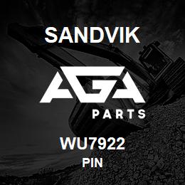 WU7922 Sandvik PIN | AGA Parts