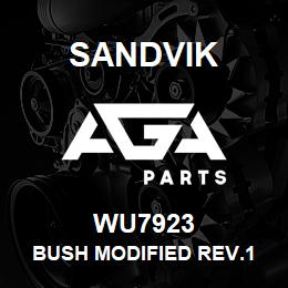 WU7923 Sandvik BUSH MODIFIED REV.1 | AGA Parts