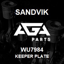 WU7984 Sandvik KEEPER PLATE | AGA Parts