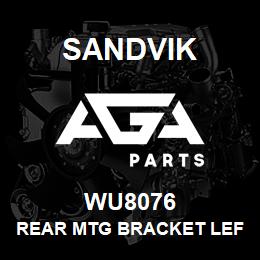 WU8076 Sandvik REAR MTG BRACKET LEFT HAND | AGA Parts