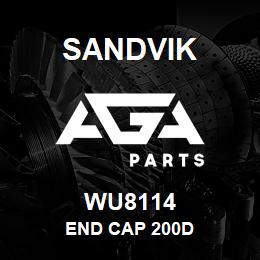 WU8114 Sandvik END CAP 200D | AGA Parts