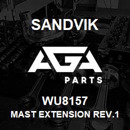 WU8157 Sandvik MAST EXTENSION REV.1 | AGA Parts