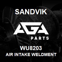 WU8203 Sandvik AIR INTAKE WELDMENT REV. 1 | AGA Parts