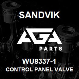 WU8337-1 Sandvik CONTROL PANEL VALVE BRACKETS | AGA Parts