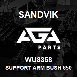 WU8358 Sandvik SUPPORT ARM BUSH 650 S-T-S | AGA Parts