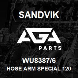 WU8387/6 Sandvik HOSE ARM SPECIAL 1200-6 | AGA Parts