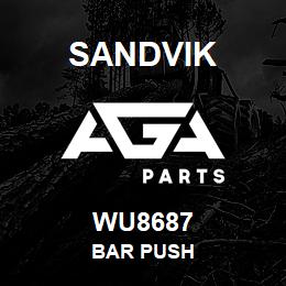 WU8687 Sandvik BAR PUSH | AGA Parts