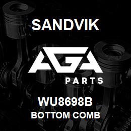 WU8698B Sandvik BOTTOM COMB | AGA Parts