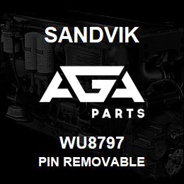 WU8797 Sandvik PIN REMOVABLE | AGA Parts