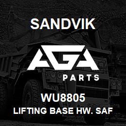 WU8805 Sandvik LIFTING BASE HW. SAFE-T-SPIN R | AGA Parts