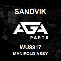 WU8817 Sandvik MANIFOLD ASSY | AGA Parts