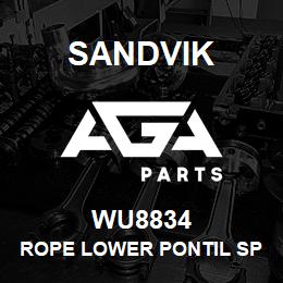 WU8834 Sandvik ROPE LOWER PONTIL SPECIAL SHOR | AGA Parts