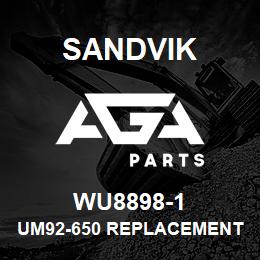 WU8898-1 Sandvik UM92-650 REPLACEMENT GEAR PUMP | AGA Parts