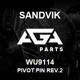 WU9114 Sandvik PIVOT PIN REV.2 | AGA Parts